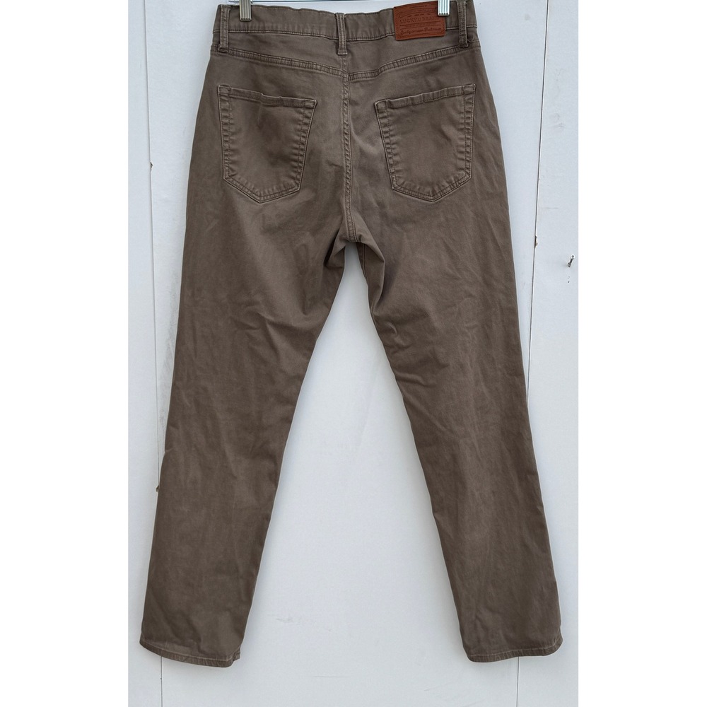 Lucky Brand 410 Athletic Straight Mens Brown Pants 32x32 Cotton Stretch Casual - Picture 4 of 7